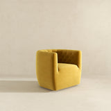 Delaney Gold Velvet Swivel Chair from Ashcroft Furniture - Luna Furniture