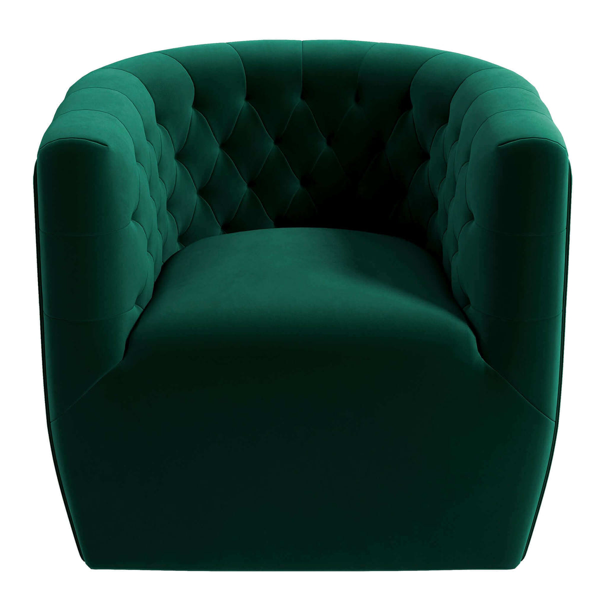 Delaney Green Velvet Swivel Chair from Ashcroft Furniture - Luna Furniture