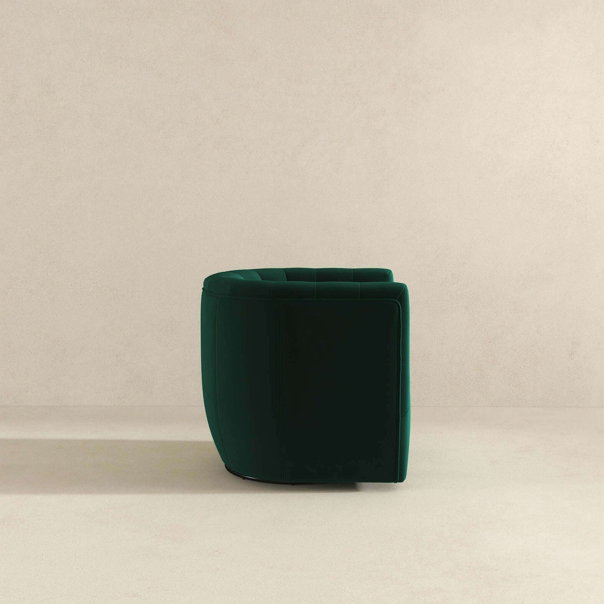 Delaney Green Velvet Swivel Chair from Ashcroft Furniture - Luna Furniture