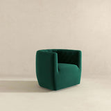 Delaney Green Velvet Swivel Chair from Ashcroft Furniture - Luna Furniture