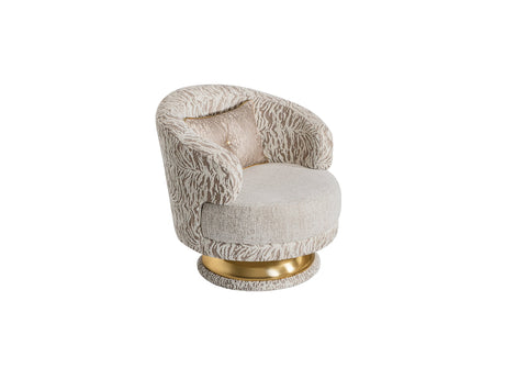 Delux Chair in Cream from Furnia - Luna Furniture