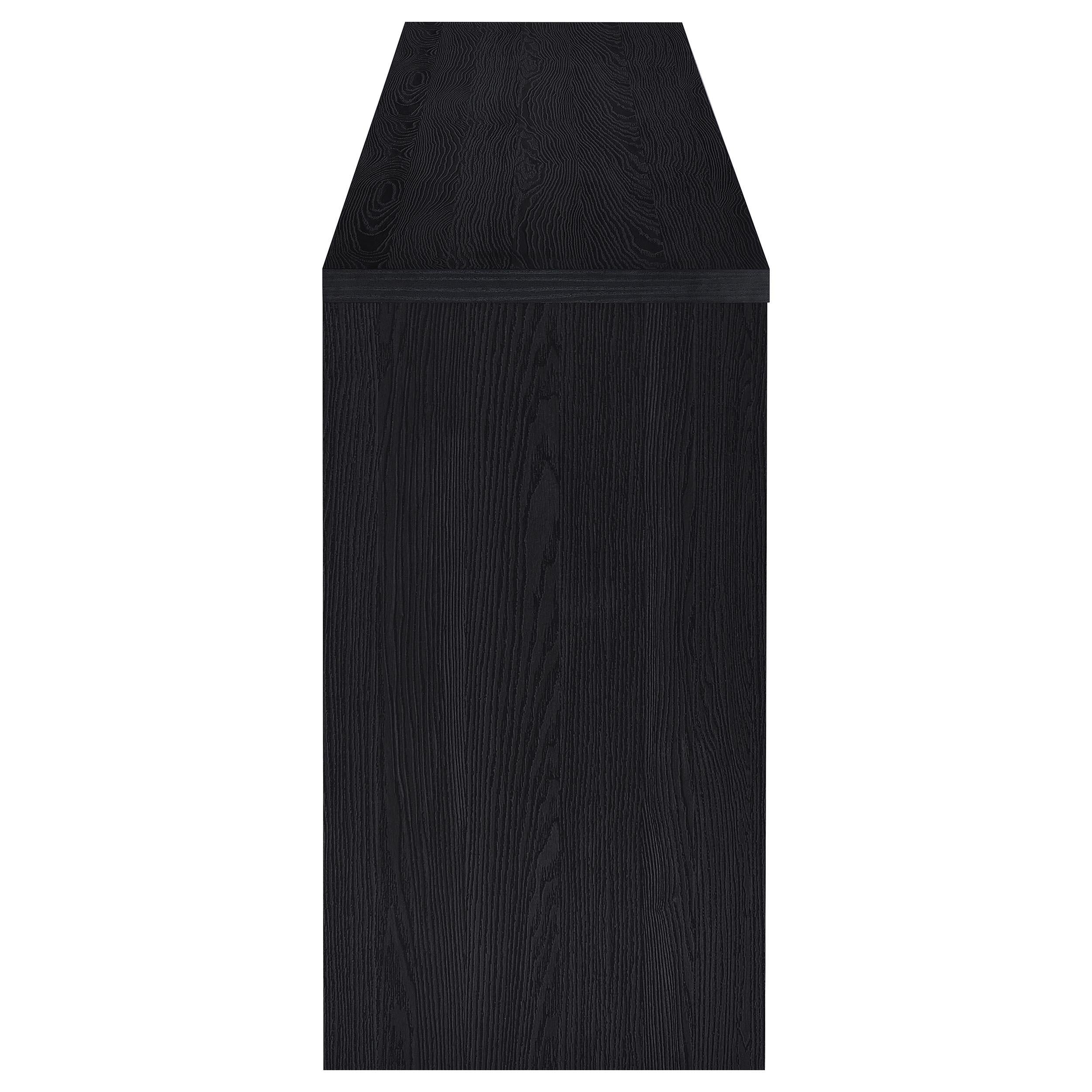 Denison Black 79-inch 4-Door TV Stand Media Console – Luna Furniture
