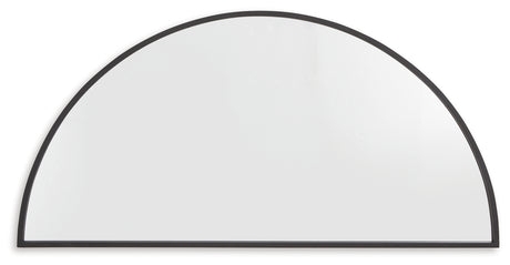Denlow Black Accent Mirror from Ashley - Luna Furniture