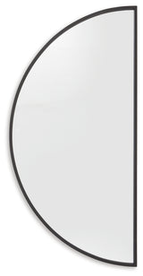 Denlow Black Accent Mirror from Ashley - Luna Furniture