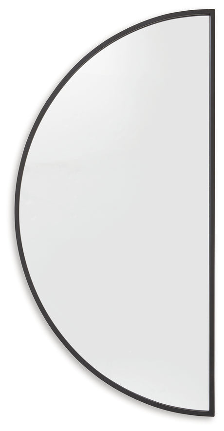 Denlow Black Accent Mirror from Ashley - Luna Furniture