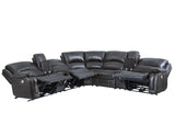 Denver Charcoal Dual-Power 6-Piece Sectional from Steve Silver - Luna Furniture