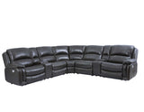 Denver Charcoal Dual-Power 6-Piece Sectional from Steve Silver - Luna Furniture