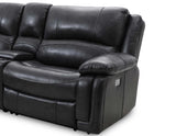 Denver RAF Dual-Power Recliner, Charcoal from Steve Silver - Luna Furniture