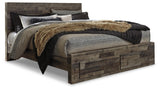 Derekson King Storage Bed, Dresser and Chest from Ashley - Luna Furniture