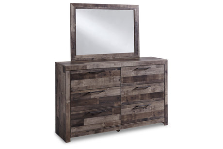 Derekson Multi Gray Dresser and Mirror from Ashley - Luna Furniture
