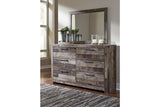 Derekson Multi Gray Dresser and Mirror from Ashley - Luna Furniture