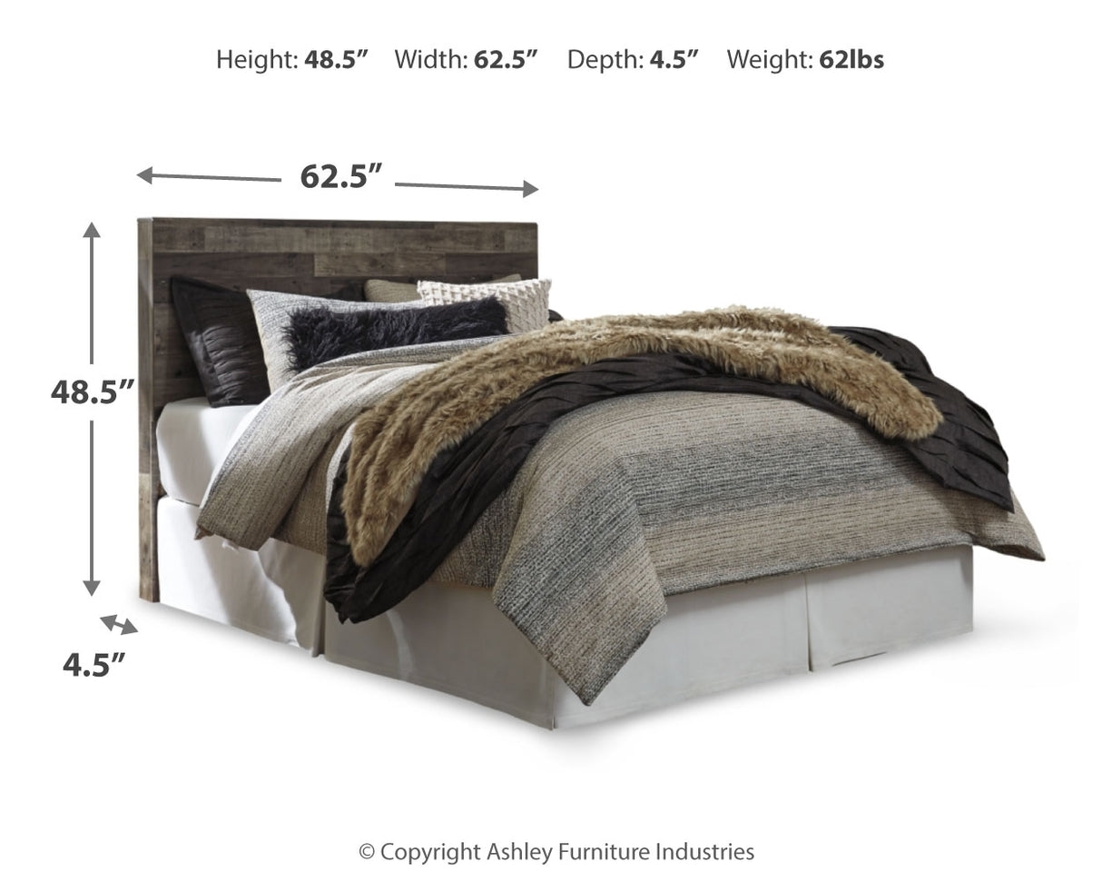 Derekson Multi Gray Queen Panel Headboard, Dresser, Chest and Nightstand from Ashley - Luna Furniture