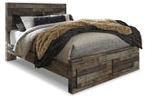Derekson Multi Gray Queen Storage Bed and 2 Chests from Ashley - Luna Furniture