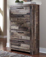 Derekson Multi Gray Queen Storage Bed and 2 Chests from Ashley - Luna Furniture