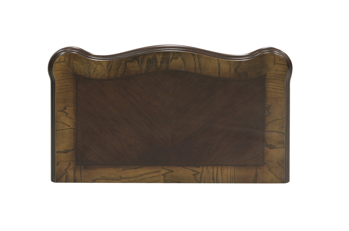 Deryn Park Cherry 5-Piece Queen Poster Bedroom Set (Queen Bed, Nightstand, Dresser, Mirror, Chest) from Homelegance - Luna Furniture