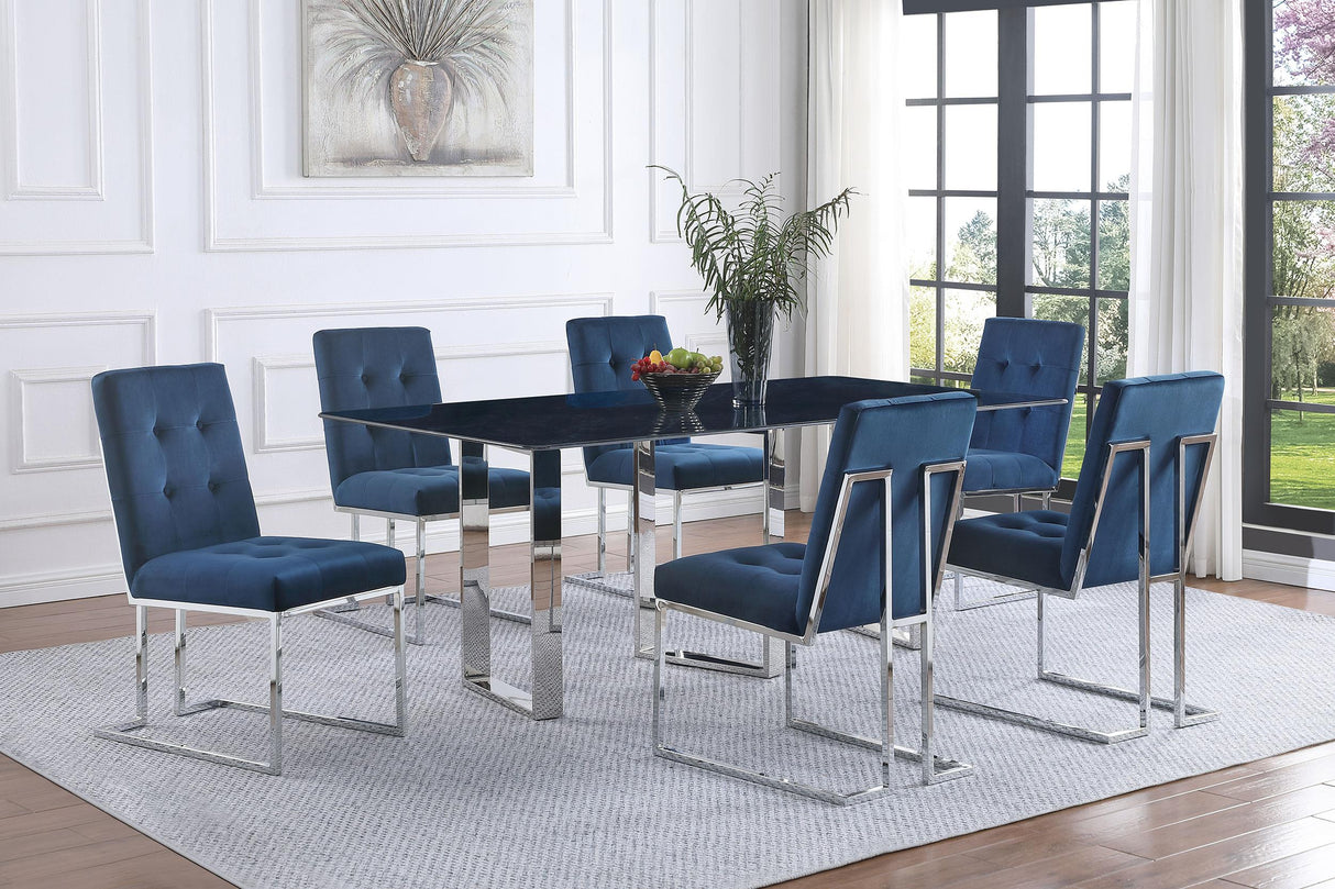 Desden Gray Rectangular Sintered Stone Dining Table from Coaster - Luna Furniture