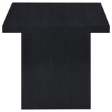 Devar Black 2-Piece Square Cocktail Coffee End Table Set from Coaster - Luna Furniture