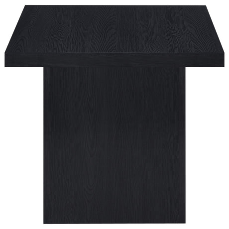 Devar Black 2-Piece Square Cocktail Coffee End Table Set from Coaster - Luna Furniture