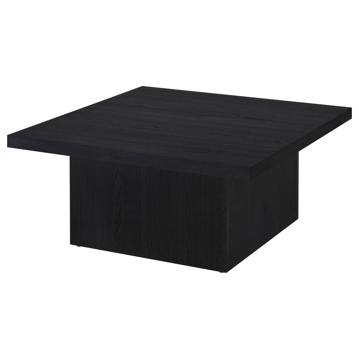 Devar Black 3-Piece Square Cocktail Coffee End Table Set from Coaster - Luna Furniture