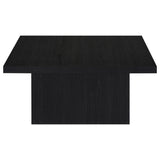 Devar Black 3-Piece Square Cocktail Coffee End Table Set from Coaster - Luna Furniture