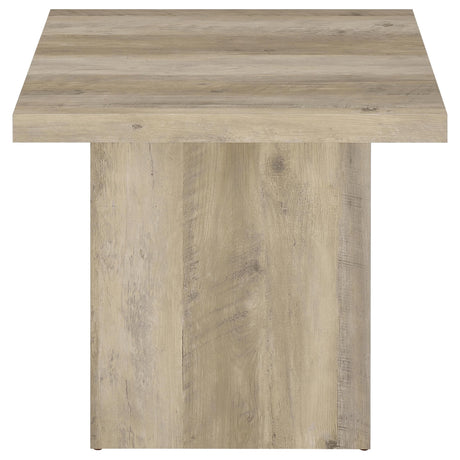 Devar Distressed Pine 3-Piece Square Coffee End Table Set from Coaster - Luna Furniture
