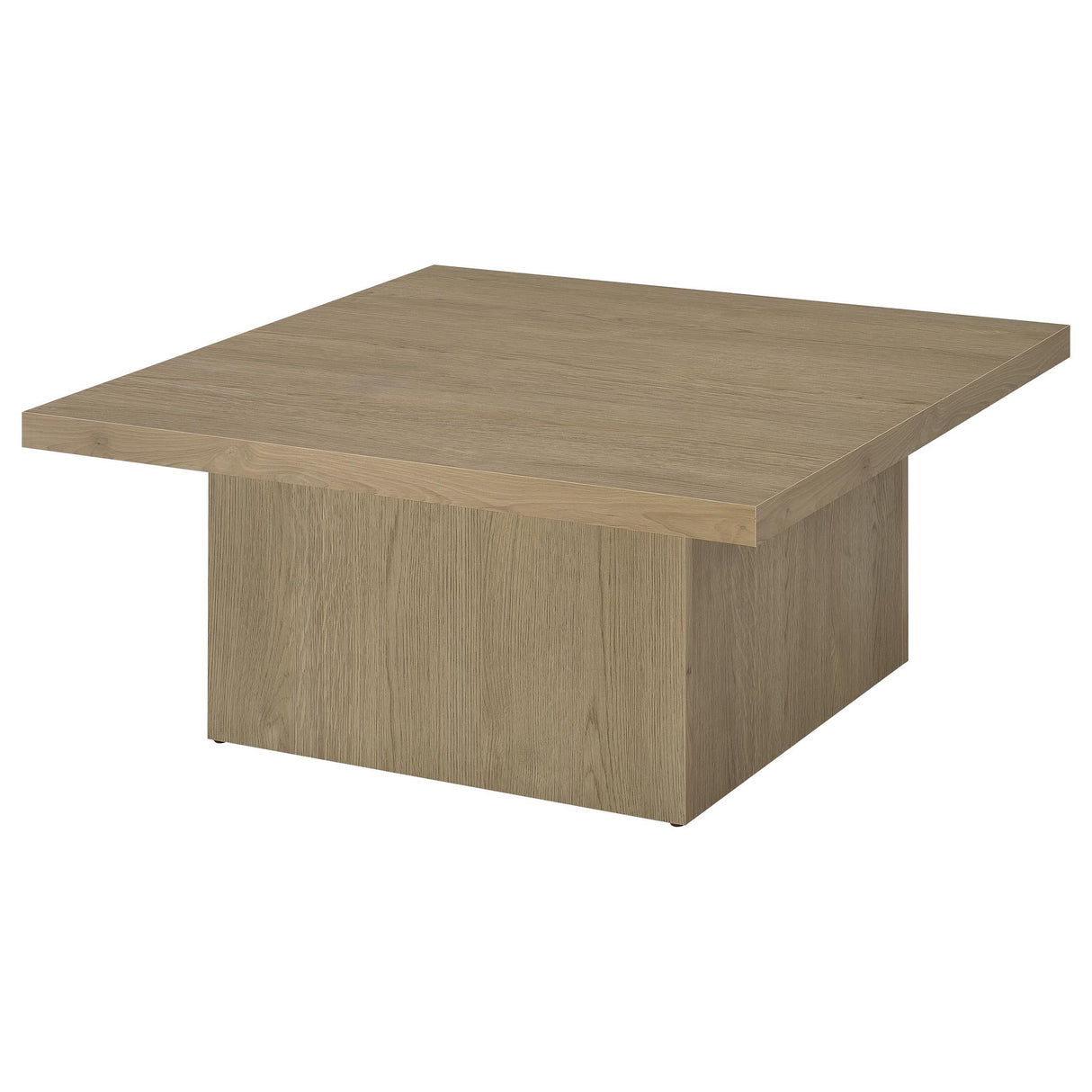 Devar Latte 3-Piece Square Cocktail Coffee End Table Set from Coaster - Luna Furniture