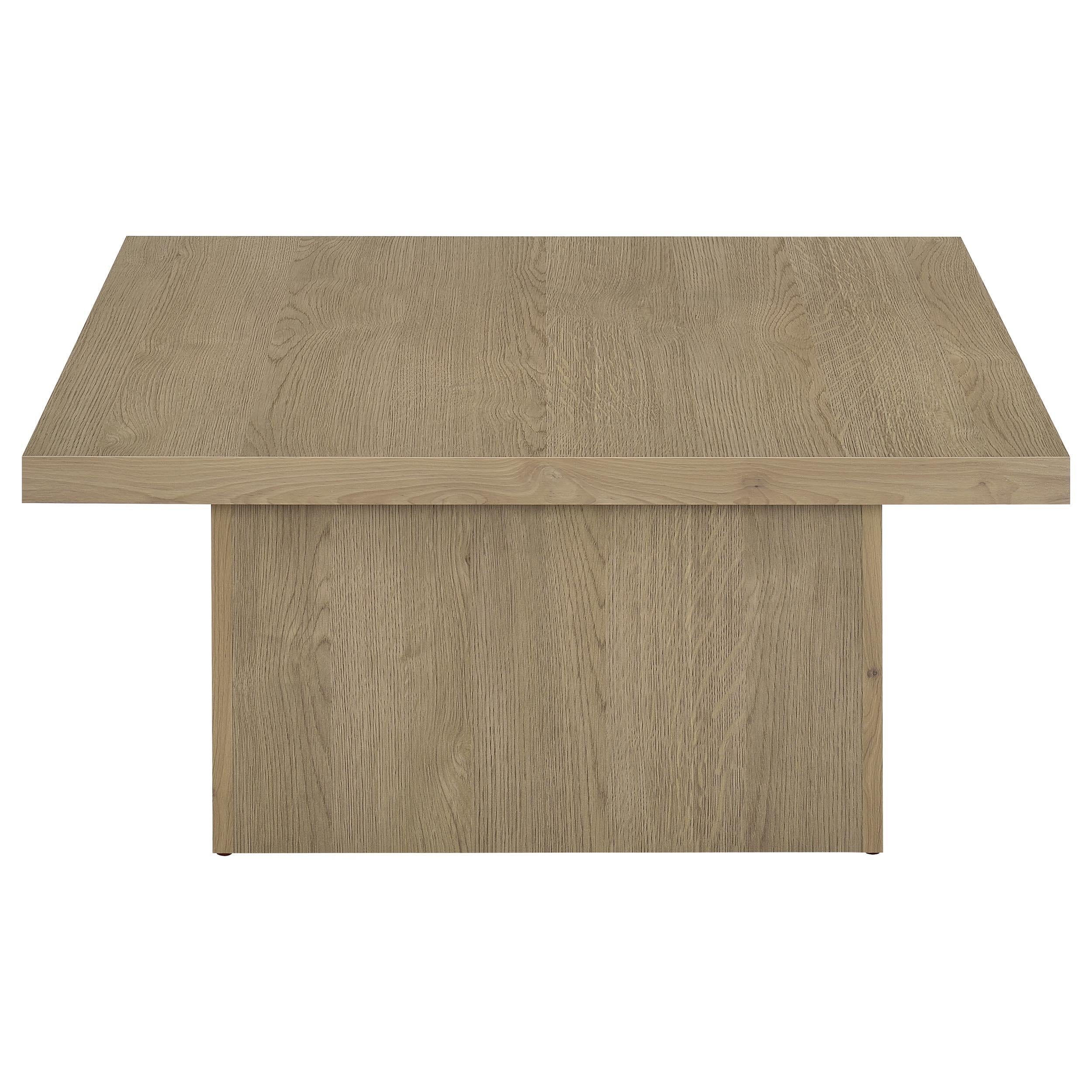 Devar Latte Square Engineered Wood Cocktail Coffee Table – Luna