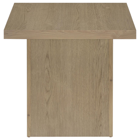 Devar Latte Square Engineered Wood Side End Table from Coaster - Luna Furniture