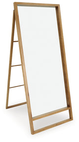 Devford Brown Floor Mirror from Ashley - Luna Furniture