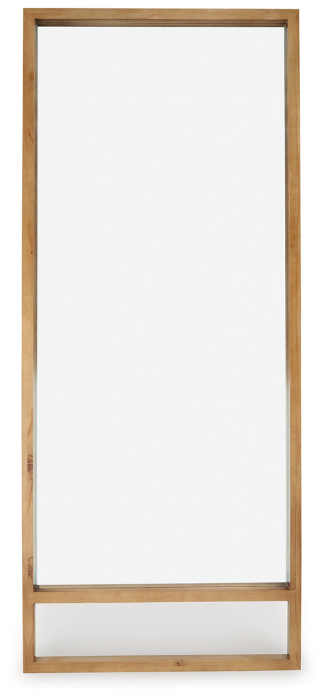 Devford Brown Floor Mirror from Ashley - Luna Furniture