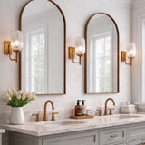 Dewdrop Wall Lamp - Bronze and Clear from Ashcroft Furniture - Luna Furniture