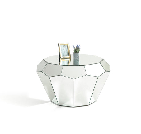 Diamond Mirrored Coffee Table from Nova Furniture - Luna Furniture