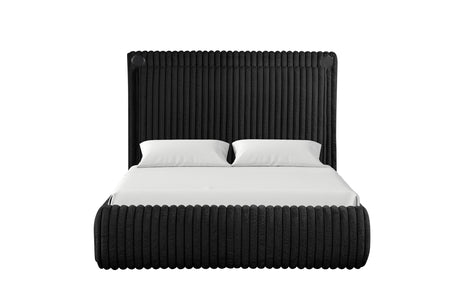 Diana Black King Platform Bed from Happy Homes - Luna Furniture