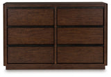 Dilenno Dark Brown Dresser from Ashley - Luna Furniture
