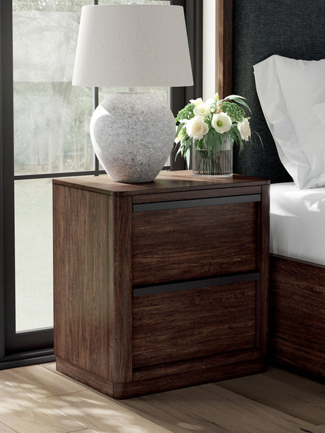 Dilenno Dark Brown Nightstand from Ashley - Luna Furniture