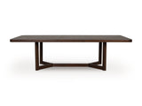 Dilenno Dining Table and 8 Chairs in Dark Brown from Ashley - Luna Furniture