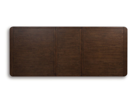 Dilenno Dining Table and 8 Chairs in Dark Brown from Ashley - Luna Furniture