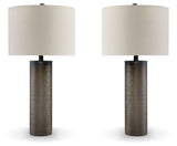 Dingerly 2-Piece Table Lamp Set in Brown from Ashley - Luna Furniture
