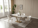 109 Table Gloss Golden Jade from ESF Furniture - Luna Furniture