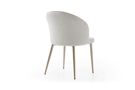 109 White/Gold Ceramic Extendable Dining Table from ESF Furniture - Luna Furniture