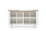 109 Table Golden with 1442 chairs Dining Table and 4 Chairs from ESF Furniture - Luna Furniture