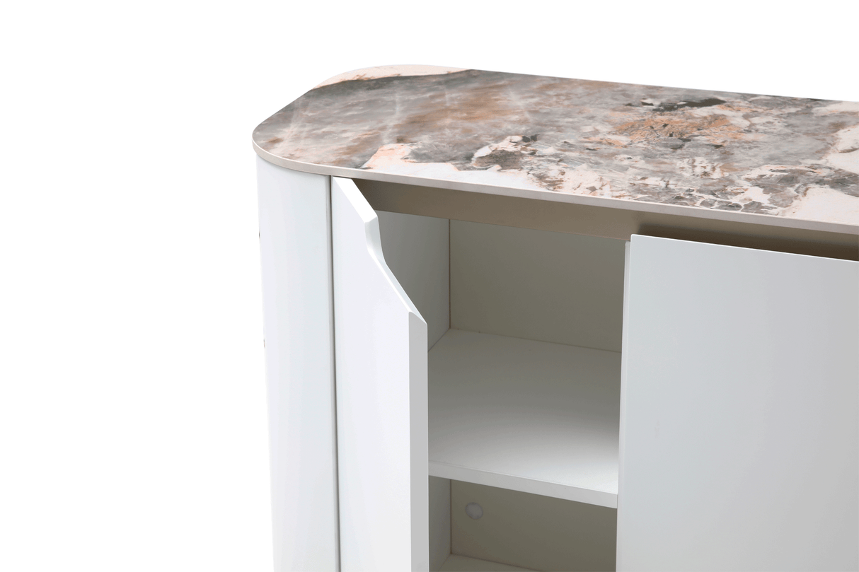 109 Table Gloss Golden Jade from ESF Furniture - Luna Furniture