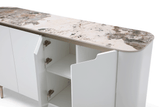 109 Table Golden with 2107 Chairs Dining Table and 4 Chairs from ESF Furniture - Luna Furniture