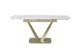 109 Table Gloss Golden Jade from ESF Furniture - Luna Furniture