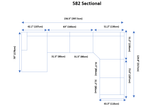 582 Sectional Right from ESF Furniture - Luna Furniture