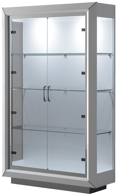 Elite White 2 Door China Cabinet from ESF Furniture - Luna Furniture
