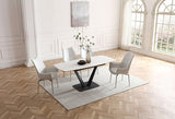 109 Dining Table with 1218 chairs Dining Table and 4 Chairs from ESF Furniture - Luna Furniture