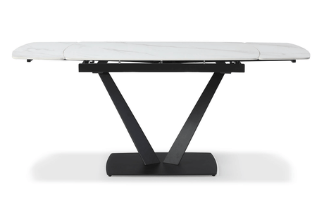 109 White Ceramic Extendable Dining Table from ESF Furniture - Luna Furniture