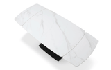 109 Dining Table w/ Extension White Ceramic from ESF Furniture - Luna Furniture