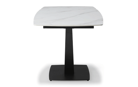 109 White Ceramic Dining Table and 4 Chairs from ESF Furniture - Luna Furniture